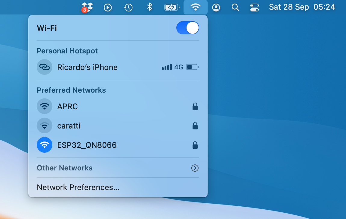 ESP32 Access Point connection 01