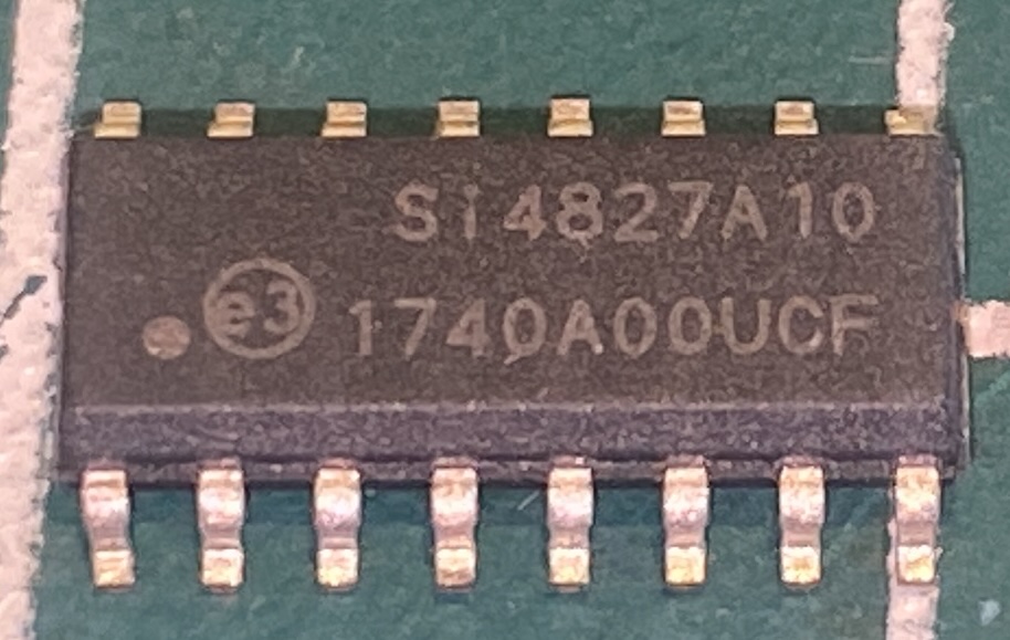 SI4827 soldered on adapter 01