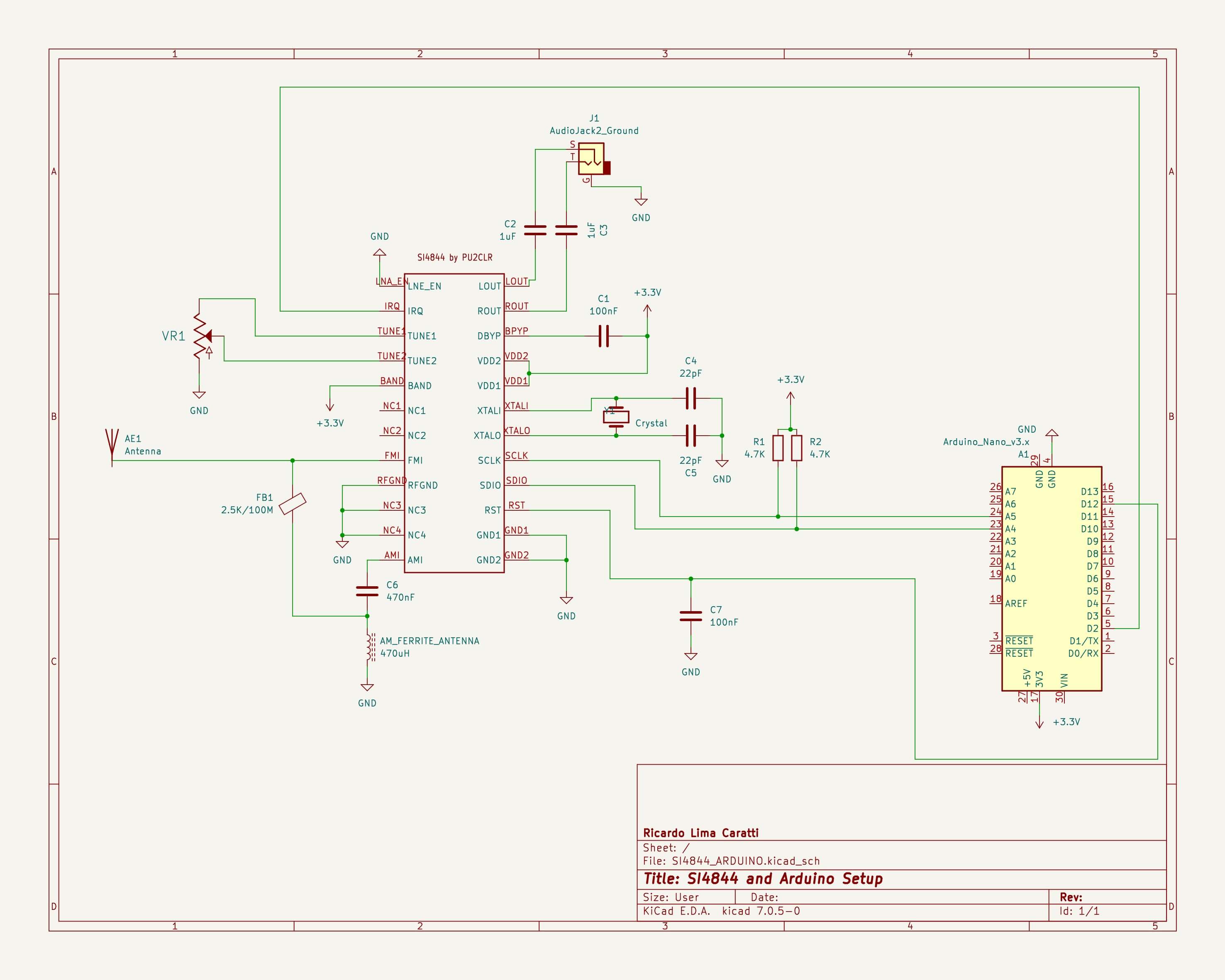 SI4844 AND ARDUINO SETUP