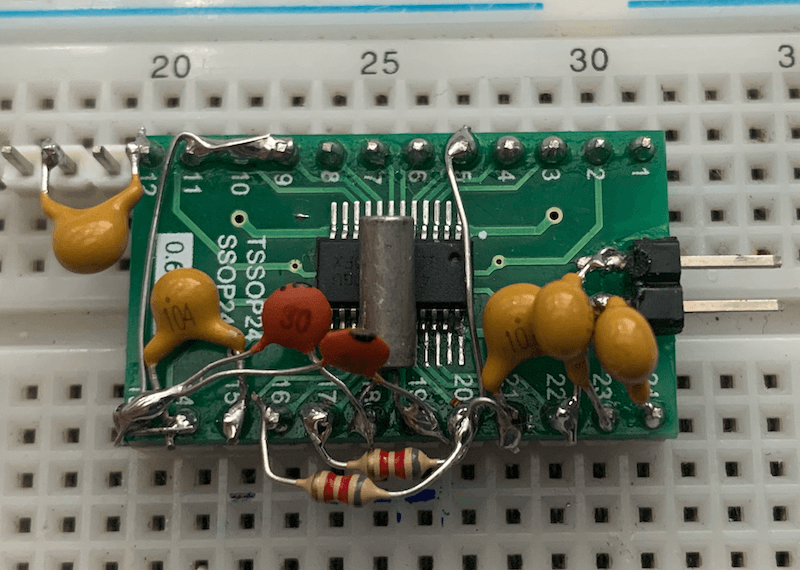 SI4844 soldered on adapter 04