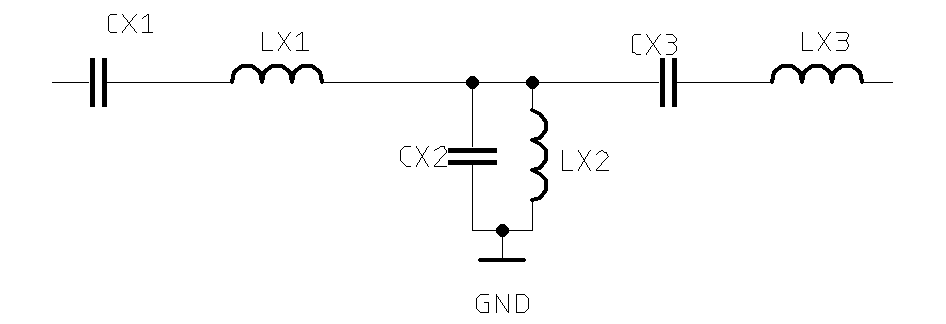 Generic LC Band Pass Filter Circuit