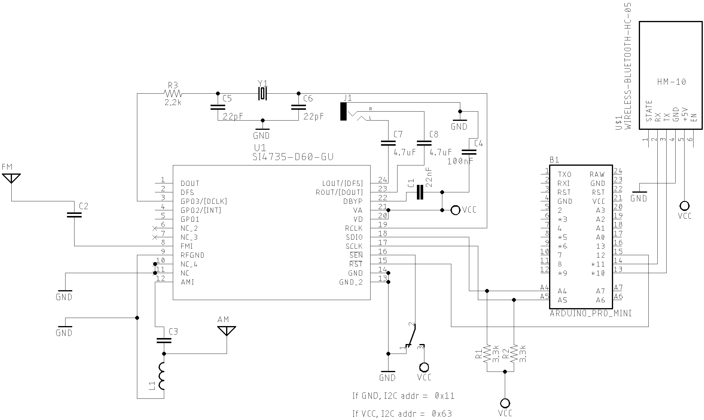 Mobile device remote control Schematic